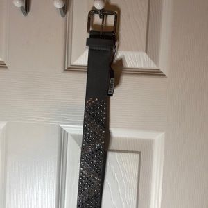 Rhinestone embellished belt